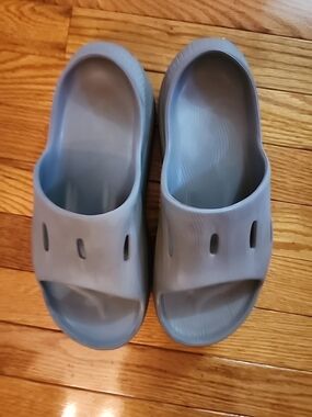 Hoka Ora 3 Recovery Light Gray Women's Slide Sandals